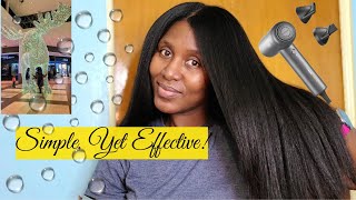 Relaxed Hair Care HairCation  Lets go to Canada 🍁 Healthy Relaxed Hair Wash Day [upl. by Anirak]