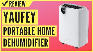 Yaufey 30 Pint Portable Home Dehumidifier Review [upl. by Letty]