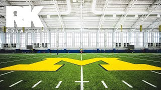 Inside the MICHIGAN WOLVERINES 168000000 280000 Sqft FOOTBALL Facility  Royal Key [upl. by Nic]