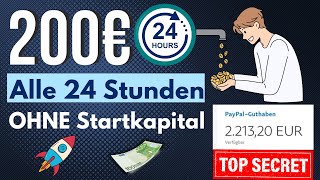 BEWEIS 200€ ALLE 24 Stunden🤯🚀💸 Online Geld verdienen 2023 ohne Startkapital [upl. by Azilanna]