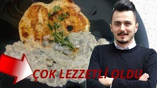 TAVUK MÜHÜRLEME EVDE IZGARA TAVUK NASİL YAPILIR MANTAR SOSLU TAVUK TARİFİ TAVUK YEMEKLERİ [upl. by Gowrie677]