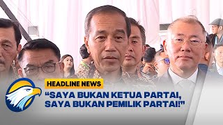 Presiden Jokowi Bantah Sodorkan Nama Kaesang Ke Partai Politik [upl. by Lenhard]