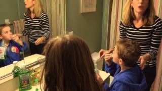 Kids Mouthwash routine LISTERINE® SMARTRINSE besweetsmart [upl. by Yetty37]