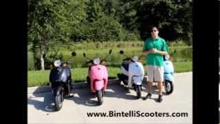 Bintelli Scooters  49cc Breeze Motor Scooter Review Dealers nationwide [upl. by Cinelli]