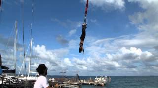 Bungee Jump  Cancún Mexico [upl. by Lodhia841]