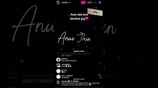 Anuj jain singing antriksh live on instagram anuvjain antriksh instagramlive live singer [upl. by Curran879]