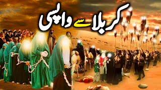 Karbala Se Wapsi Ka Manzar  Journey from Karbala to Sham  Karbala Ka Waqia  Zubair Safi [upl. by Eadahc528]