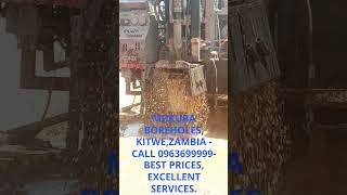 MUKUBA BOREHOLES 0963699999 Kitwe Copperbelt Zambia One of the Best Boreholes Drilling Company [upl. by Congdon]