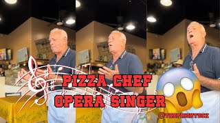 I didn’t expect my Pizza chef to be a professional opera singer [upl. by Aihsenor]