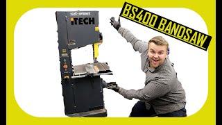 ITECH BS400 BANDSAW UNBOXING REVIEW VIDEO RECORD POWER BS400 NOT SPONSORED [upl. by Menashem626]