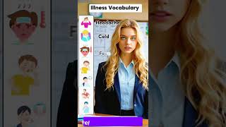 Diseases and Ilnesses vocabulary in English englishlearning improveenglish shorts [upl. by Hsekin]