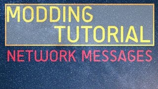 Minecraft Modding Tutorial  Network Messages 11021112 [upl. by Anoy]