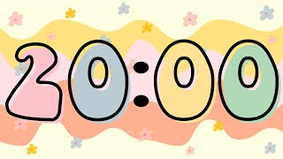 20 Minute Groovy Themed Timer [upl. by Claudelle506]