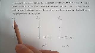 Theorie Das Orbitalmodell Teil 4 – Pauli Prinzip und Hundsche Regel [upl. by Lajes]