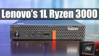 AMD Ryzen Powered Lenovo ThinkCentre M75q1 Tiny TMM Look [upl. by Rosalynd]