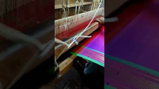 Handloom Paithani Saree Weaving Process 💜 puresilk traditional paithani saree manufacturing 🤳 [upl. by Yknarf978]