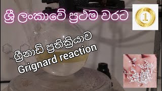 ග්‍රීනාඩ් ප්‍රතික්‍රියාව  Grignard Reaction  Sinhala [upl. by Pettiford]