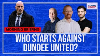 Copland Rd Stand boost  Who starts against Dundee United [upl. by Zavala]