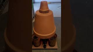 When a TerraCotta Pot Heater gives you 225 Degrees plus in Temperature [upl. by Ravahs]