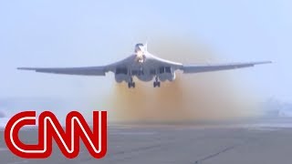 Russian bomber touches down on Americas doorstep 2018 [upl. by Hawkie]