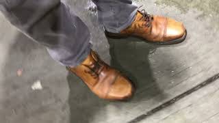 Pumping Gas And Breaking My Leather Soled Bostonian Cap Toe Dress Shoes [upl. by Ettenirt216]