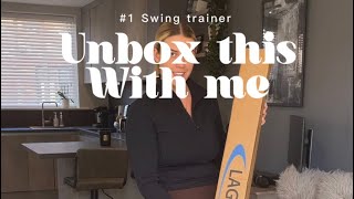 Today we’re unboxing the latest gamechanging golf training club let’s see what’s inside golf [upl. by Sprage]