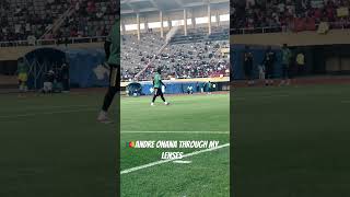 I enjoyed capturing 🇨🇲🧤Andre Onana in Uganda football africanqualifiers mensfootball [upl. by Alleen882]