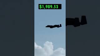 A10 Warthog Cost in Real time [upl. by Marjie]