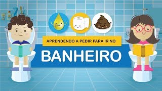 MÚSICA Aprendendo a pedir para ir no BANHEIRO vamosfalar [upl. by Elitnahc]