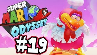 Super Mario Odyssey Part 19 Magma Swamp Nintendo Switch co op gameplay [upl. by Phene]