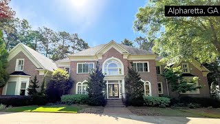 Alpharetta Home for Sale  7 bedrooms  72 baths  AtlantaHomesForSale [upl. by Nomde]