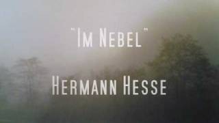 Im Nebel  Hermann Hesse [upl. by Adai]