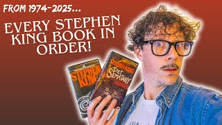 Every Stephen King book IN ORDER How to do a chronological read from Carrie to Always Holly [upl. by Platon676]