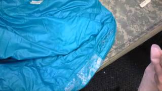 Top Quilt from WalMart Cheapie Down Bag [upl. by Hobey]