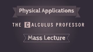 Physical Applications Lecture Part 1 Mass [upl. by Artemahs228]