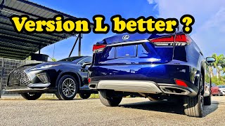 Lexus RX300 F Sport vs Version L New Facelift [upl. by Richara596]