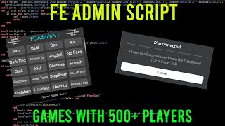 Roblox FE Admin Script 😈 roblox script exploit arceusx [upl. by Alue]