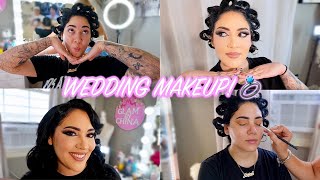 Janiece Gets Her Makeup Done For The Wedding [upl. by Sadinoel]