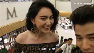 Mai Davikawork with Mario grand opening Fendi Flag ship store siam paragon [upl. by Milks]