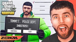 TOMMY T GETS ARRESTED ON GTA 5 RP [upl. by Otrebcire]