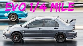 Evo IX 6466 14 Mile 720 WHP [upl. by Synn]