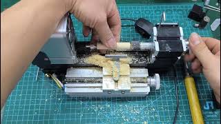 Penmaking Video by Miniature Woodworking Lathe [upl. by Orbadiah]