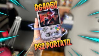 PS2 PORTATIL NO FORMATO DE GAMEBOY RG405V [upl. by Parthinia]