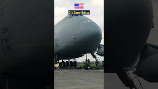 Incredible US Technique to Jack Up The Largest Aircraft C5M Super Galaxy [upl. by Ehtylb]