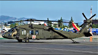 US Army UH60 Blackhawk StartUp amp Takeoff Military Helicopter [upl. by Netsyrk621]