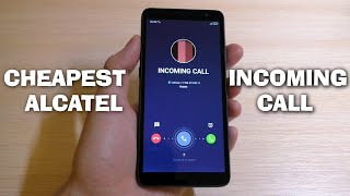 Cheapest Alcatel 1A Incoming Call [upl. by Woehick]