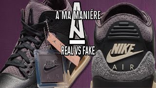 REAL vs FAKE A MA MANIÉRE JORDAN III [upl. by Gisela283]