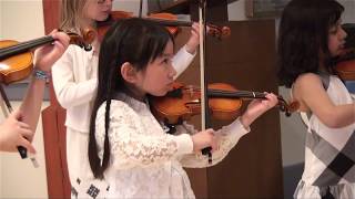 2019 Suzuki Violin Ensemble Alexandras Book 1 Graduation [upl. by Bibah]