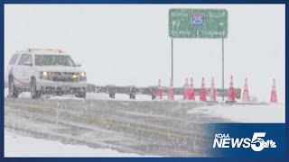 I25 south of Pueblo remains closed Friday night [upl. by Grevera]