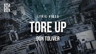 Don Toliver  TORE UP  Lyrics [upl. by Rivalee92]